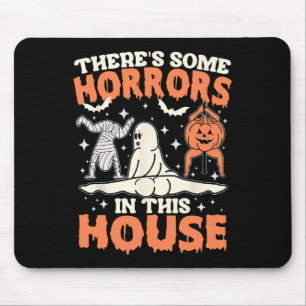 Mousepad Há alguns horrores nesta Casa, Pumpkin Ghost H