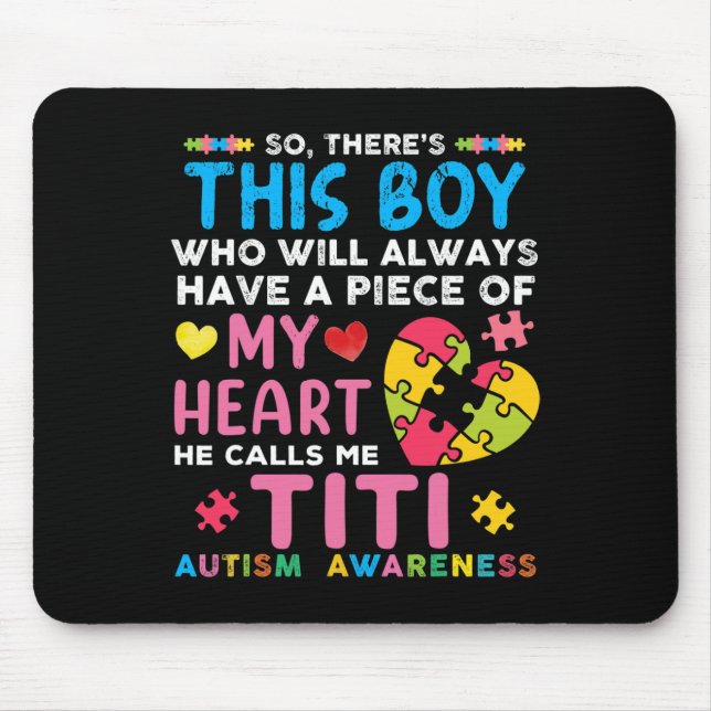 Mousepad Há Este Menino Que Ele Me Chama De Consciência Do  (Frente)
