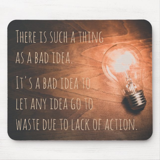 Mousepad Há uma má ideia (Frente)
