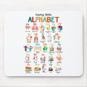 Mousepad Habilidades Abc Alphabet Mental Health Awarness Co