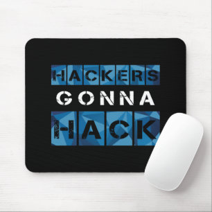 Mousepad HACKERS CIBERNÉTICOS VÃO HACK - Estilo2 - Tipo2