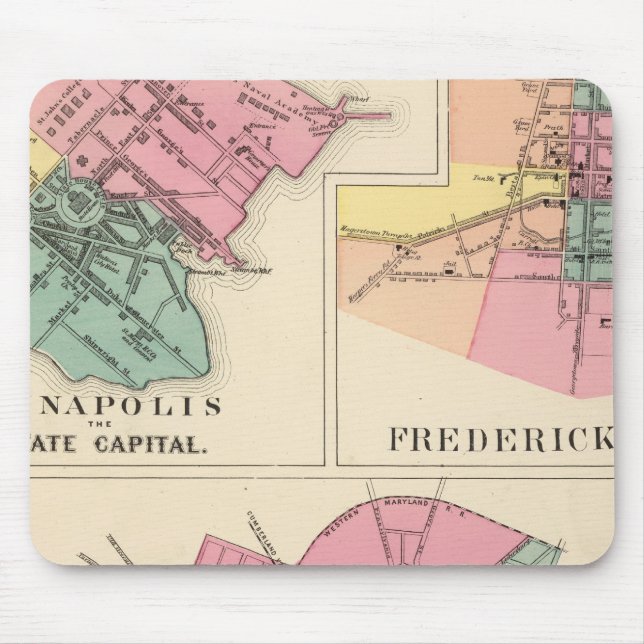 Mousepad Hagerstown, Annapolis, Frederick City (Frente)