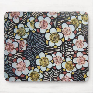 MOUSEPAD HAIKU/ PRETO ROSA FLORES PRIMAVERA