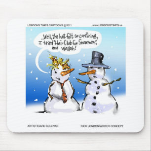 Mousepad Hair Club Para Snowmen Feliz Natal