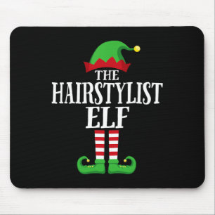 Mousepad Hairstylist Elf Matching Family Group Natal Pa