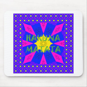 Mousepad Hakuna Matata Belos Design de Cores Incríveis