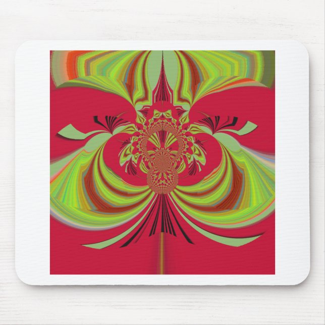 Mousepad Hakuna Matata design amarelo-vermelho (Frente)