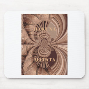 Mousepad Hakuna Matata Kenya Giraffe Safari Woven Sourveni
