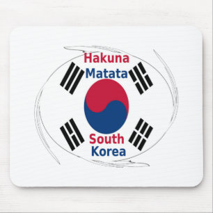 Mousepad Hakuna Matata South Korea Art Impressão/Graphic