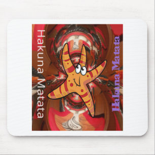 Mousepad Hakuna Matata Starfish Design
