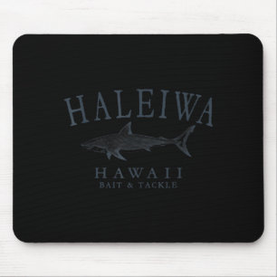 Mousepad Haleiwa havaí tubarão retro ardósia arte pesca