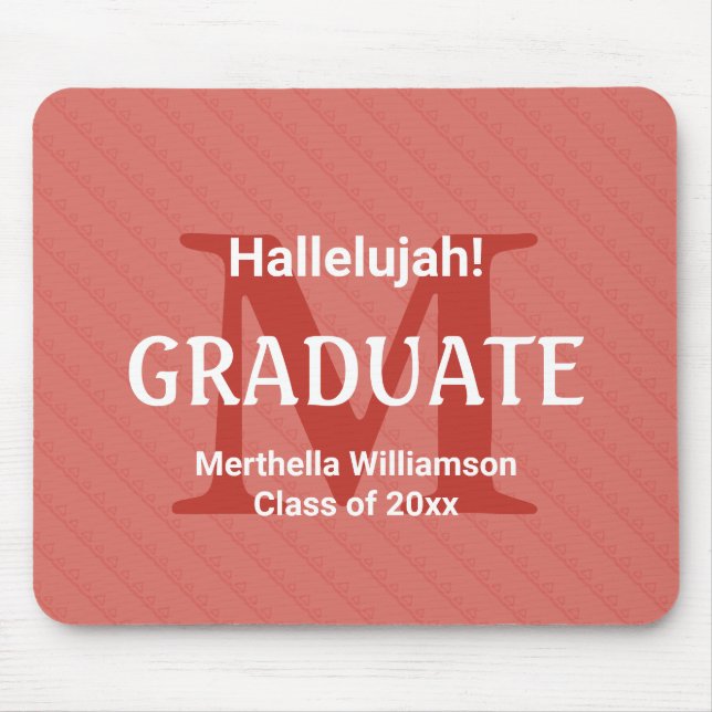 Mousepad HALLELUJAH Graduação - Manutenção Personalizada (Frente)