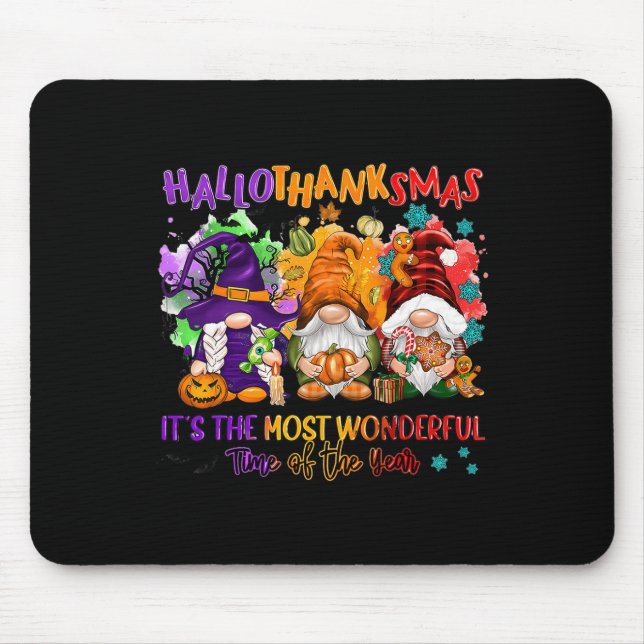 Mousepad Hallothanksmas É a época mais maravilhosa do (Frente)