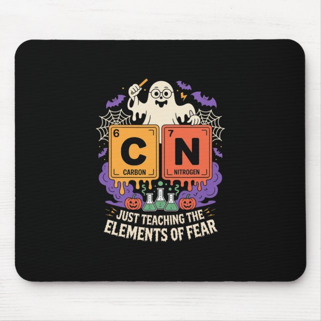 Mousepad Halloween 67 Meme Ciência Professor de Química Per (Frente)