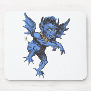 Mousepad Halloween Antigo, Gárgula Demônio Maligno Assustad