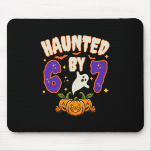 Mousepad Halloween Assombrado 67 Número 67 Seis Sete Meme E