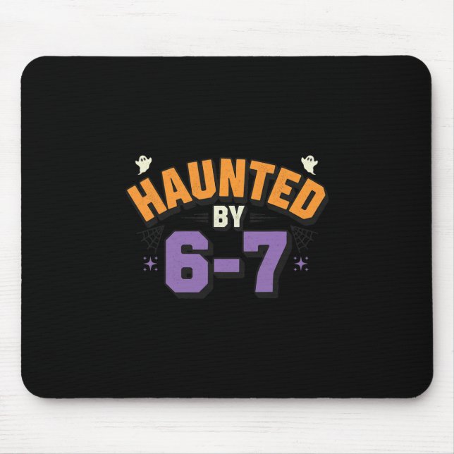 Mousepad Halloween Assombrado 67 Seis Sete Meme 1 (15)  (Frente)