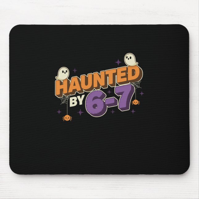 Mousepad Halloween Assombrado 67 Seis Sete Meme 1 (18)  (Frente)