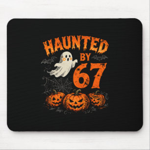 Mousepad Halloween Assombrado Seis Sete Número Geração Alph
