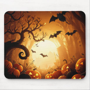 Mousepad Halloween/Bat/Pumpkin/Fall
