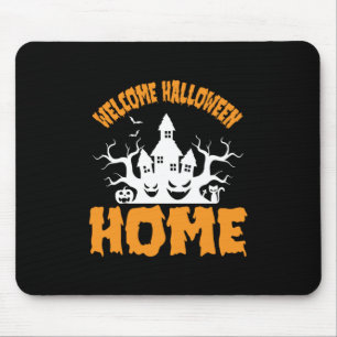 Mousepad Halloween Bem-Vindo Halloween Em Casa Aniversário