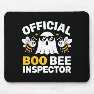 Mousepad Halloween boo abelha inspetor fantasia engraçada h