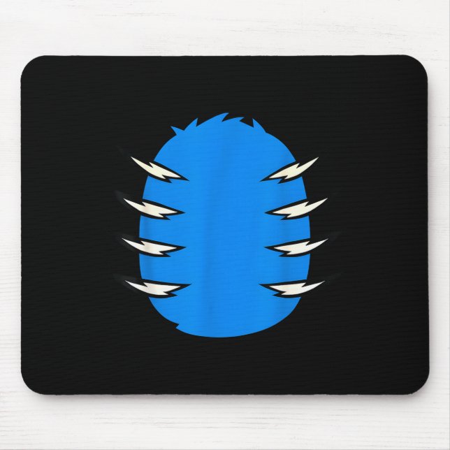 Mousepad Halloween Costume Funny Blue Tiger Diy Group Match (Frente)