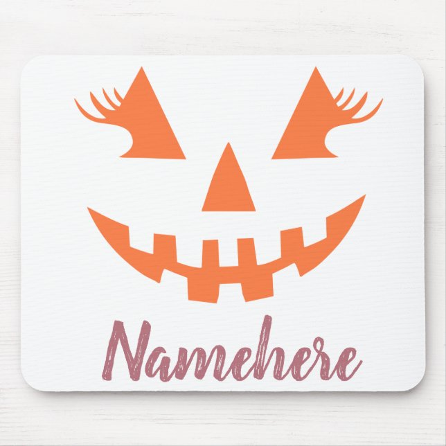 Mousepad Halloween da Girly Jack O Lanterna Pumpkin Persona (Frente)