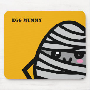 Mousepad Halloween Da Mamãe De Ovos Inocente Adicione seu