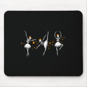 Mousepad Halloween Dancing Skeleton Ballerina Balé Mulheres