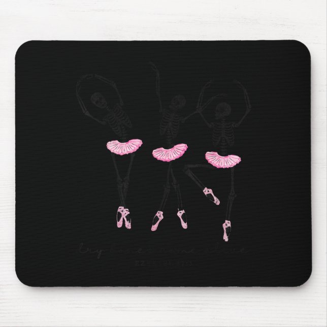 Mousepad Halloween Dancing Skeleton Dry Bones Come Alive Ch (Frente)