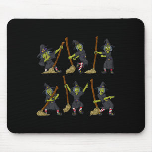 Mousepad Halloween Dancing Witch Dance Challenge Meninas