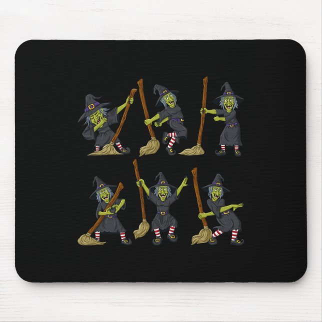 Mousepad Halloween Dancing Witch Dance Challenge Meninas (Frente)