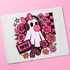 Mousepad Halloween de Bublegum Aestético Retro Ghost Girl