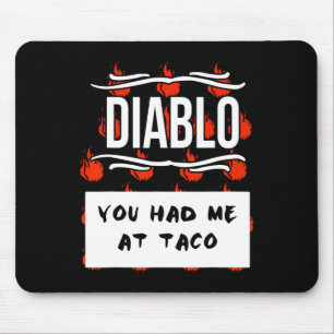 Mousepad Halloween DIABLO SAUCE Halloween, SAUCE