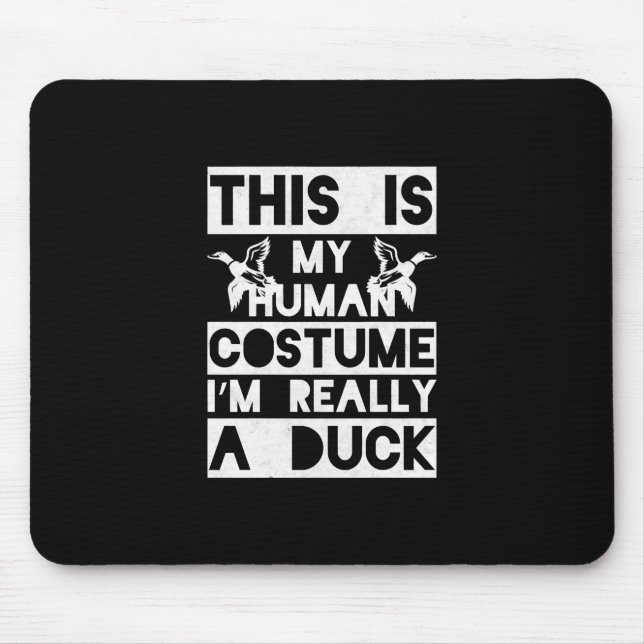 Mousepad Halloween Dift Este É O Meu Figurino Humano. (Frente)