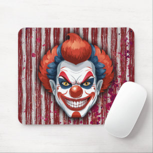 Mousepad Halloween do Carnaval de Palhaço Assustador