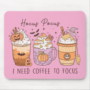 Mousepad Halloween e Café