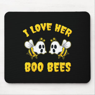 Mousepad Halloween Eu Amo O Seu Boo Bebê Divertido