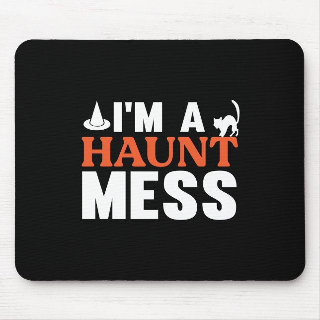 Mousepad Halloween Eu Sou Um Hunt Mess Birthday (Frente)