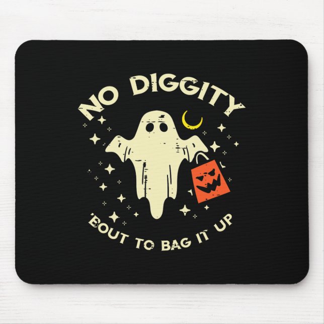 Mousepad Halloween Fantasma Sem Diggidade Meninos Meninos M (Frente)