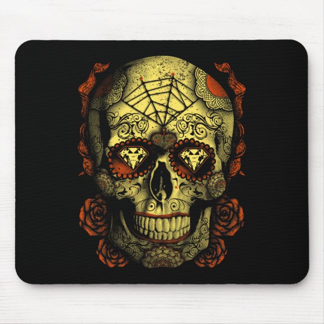 Mousepad Halloween Full Moon Mojo Sugar Skype (Frente)