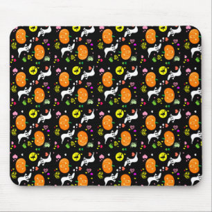 Mousepad Halloween Ghost e Pumpkins