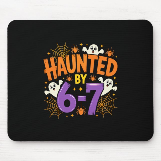 Mousepad Halloween Haunted 67 Six Seven Meme 1 (3)  (Frente)