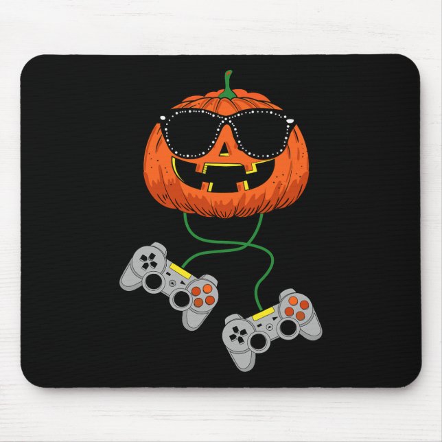 Mousepad Halloween Jack O Lantern Gamer Boys Brincadeira H (Frente)