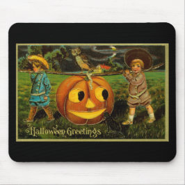 Mousepad Halloween Jack-o-Lantern Harvest Night por Criança