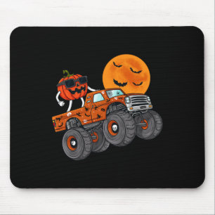 Mousepad Halloween Jack O Lanterna Monster Truck Toddler Bo