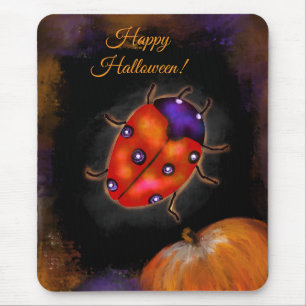 Mousepad Halloween Ladybug