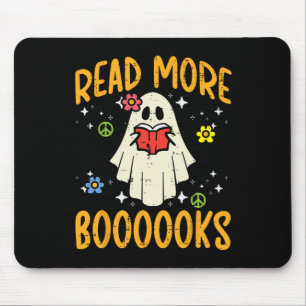 Mousepad Halloween Lê Mais Livros Retrorna Professora De Fi