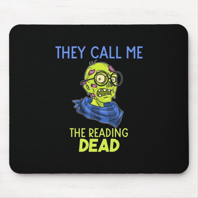 Mousepad Halloween Me Chamam De Leitura (Frente)